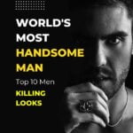 World most handsome man poster